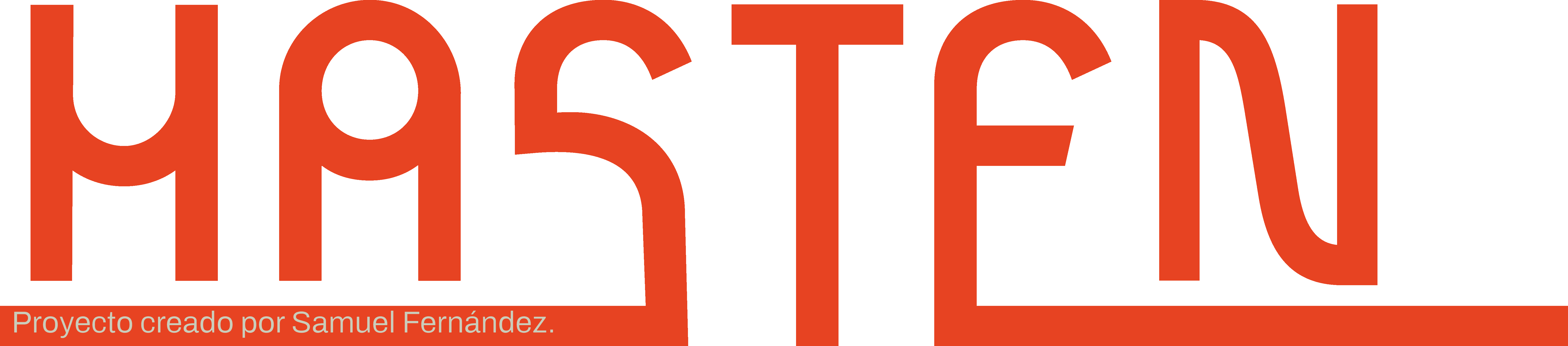 Logo tipográfico de Hasten